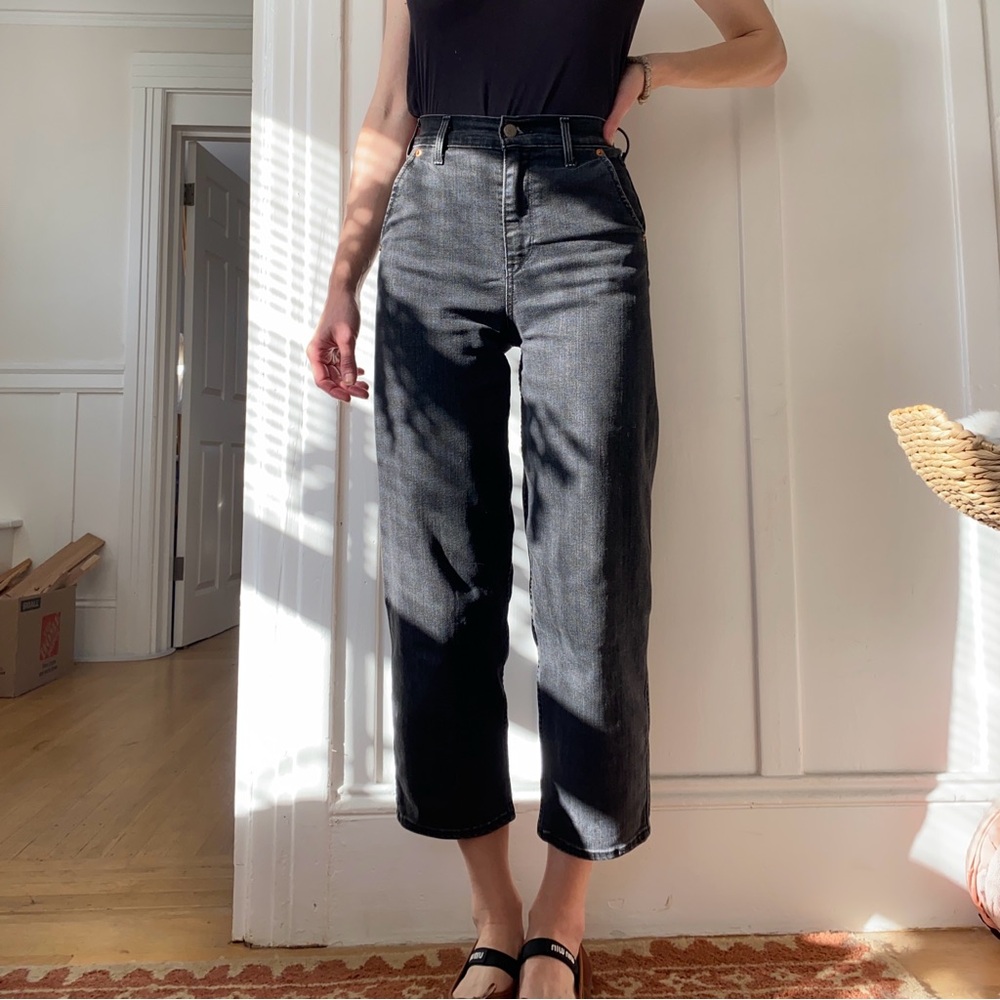 Levi's Black Straight Leg Jeans for Women
